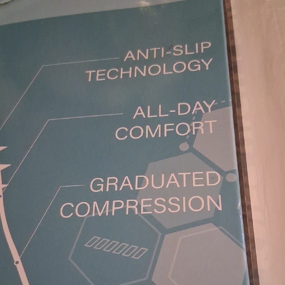 White Anti-Embolism Compression Stockings - Picture 12 of 12